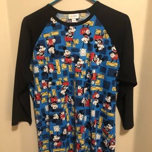 Disney Lularoe Mickey Mouse Randy size large